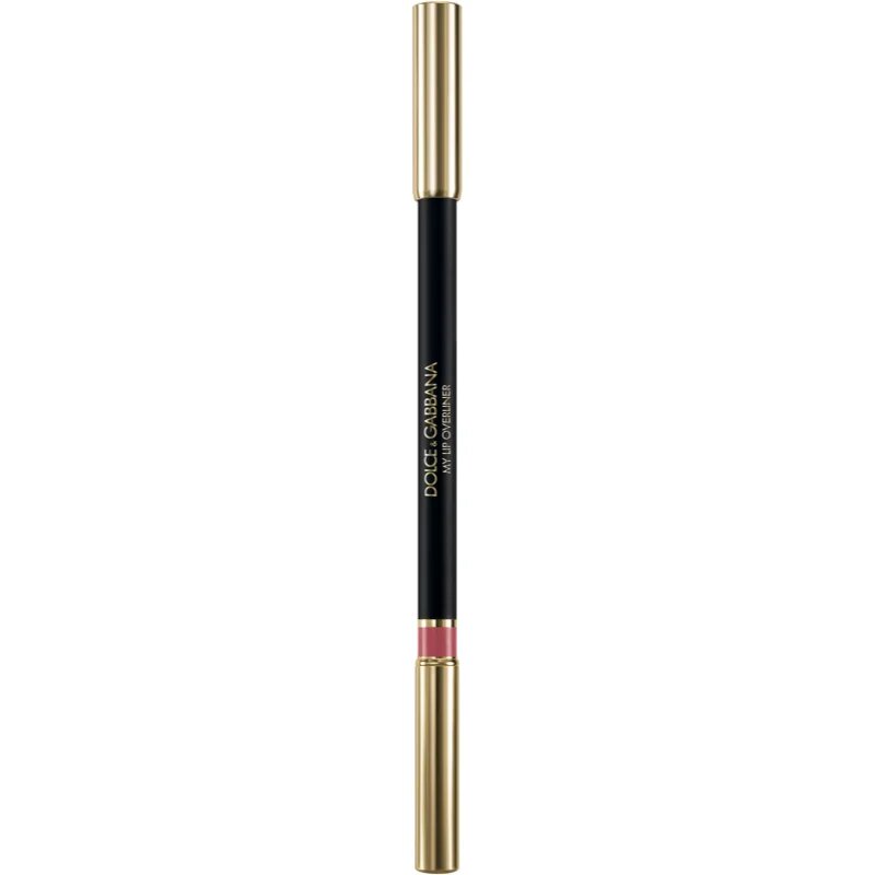 Dolce&Gabbana Classic My Lip Overliner szájceruza ecsettel árnyalat 13 My Candy Pink - Bright Cool Toned Pink 1.2 g