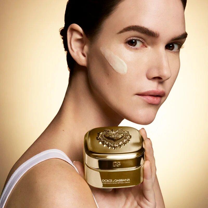 Dolce&Gabbana Ever-Youth Gold Peptides Cream feszesítő arckrém utántöltő 50 ml