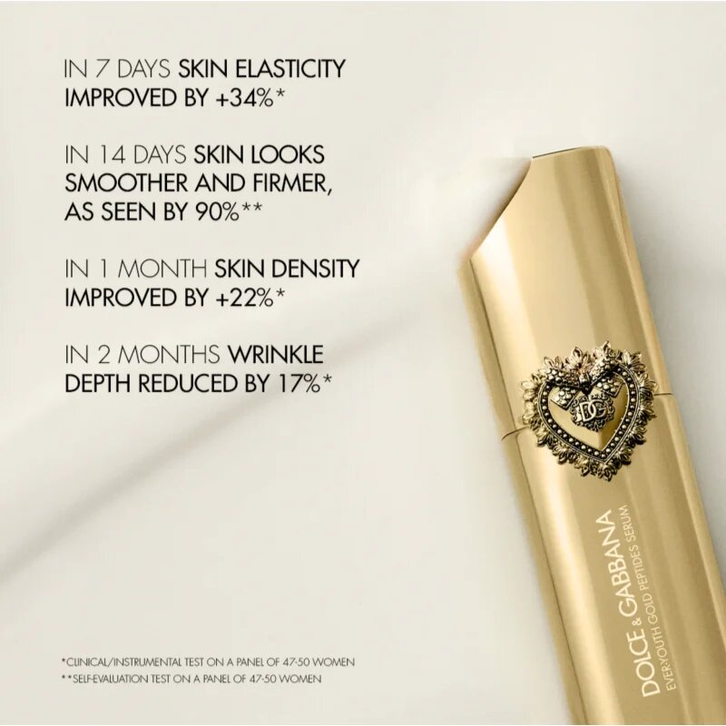 Dolce&Gabbana Ever-Youth Gold Peptides Serum fiatalító szérum a feszes bőrért 30 ml