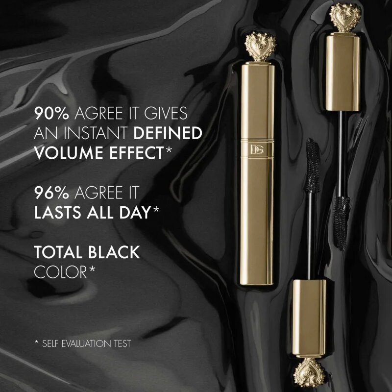 Dolce&Gabbana Flawless Everfull Hi-Definition Mascara Refill dúsító és hosszabbító szempillaspirál utántöltő árnyalat 01 Total Black - True Jet Black
