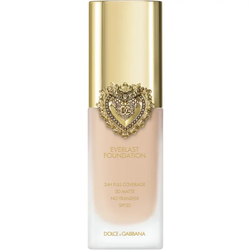 Dolce&Gabbana Flawless Everlast Foundation hosszantartó intenzíven fedő alapozó SPF 20 árnyalat 07N Light 27 ml