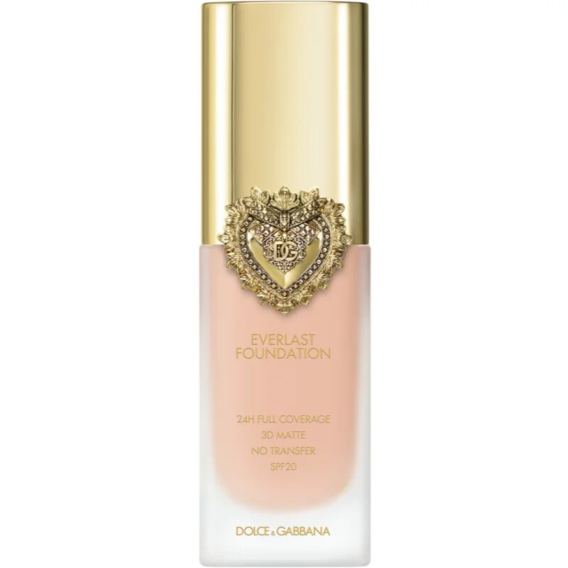 Dolce&Gabbana Flawless Everlast Foundation hosszantartó intenzíven fedő alapozó SPF 20 árnyalat 08W Light 27 ml