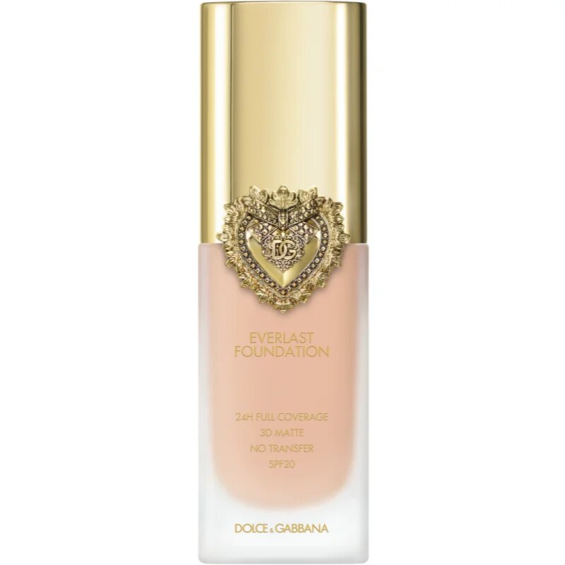 Dolce&Gabbana Flawless Everlast Foundation hosszantartó intenzíven fedő alapozó SPF 20 árnyalat 09C Light Medium 27 ml