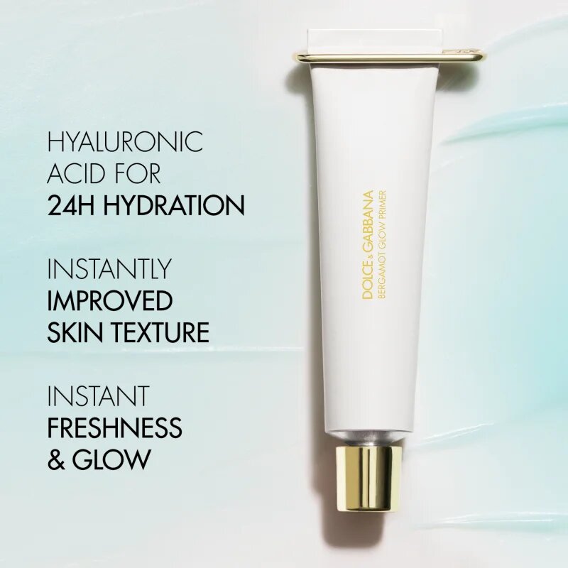 Dolce&Gabbana Fresh Bergamot Glow Primer élénkítő sminkalap a make - up alá árnyalat Translucent 33 ml
