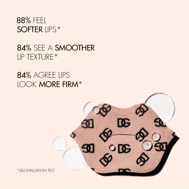 Dolce&Gabbana Fresh Skin Nouri-Kiss Petal Lip Patches hidratálól maszk az ajkakra tápláló hatással 5x2.1 g