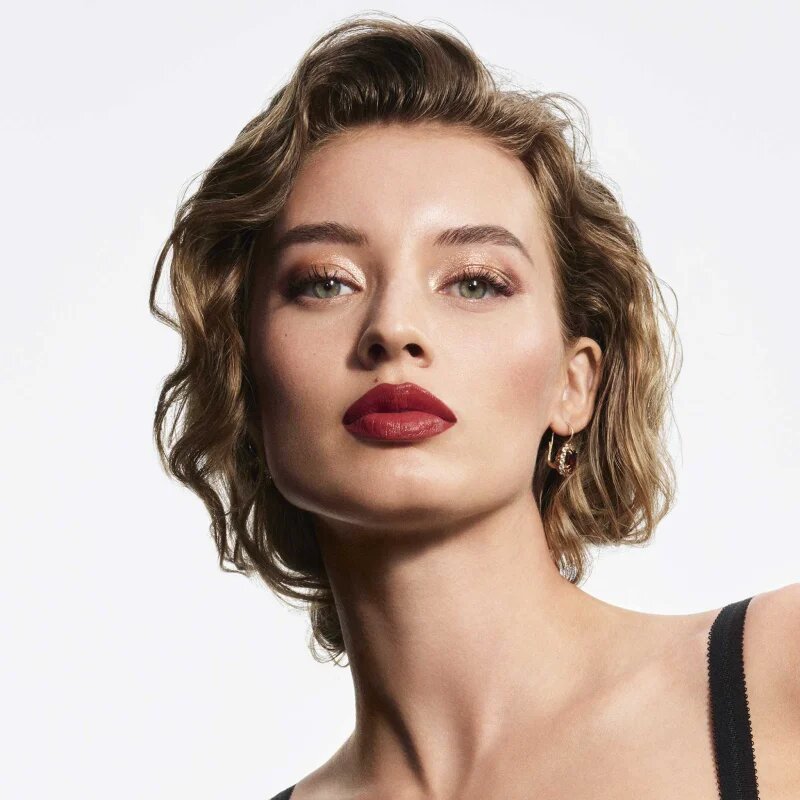 Dolce&Gabbana Gemstone Lipstick fényes ajakrúzs árnyalat 420 Emerald Scarlet 3.5 g