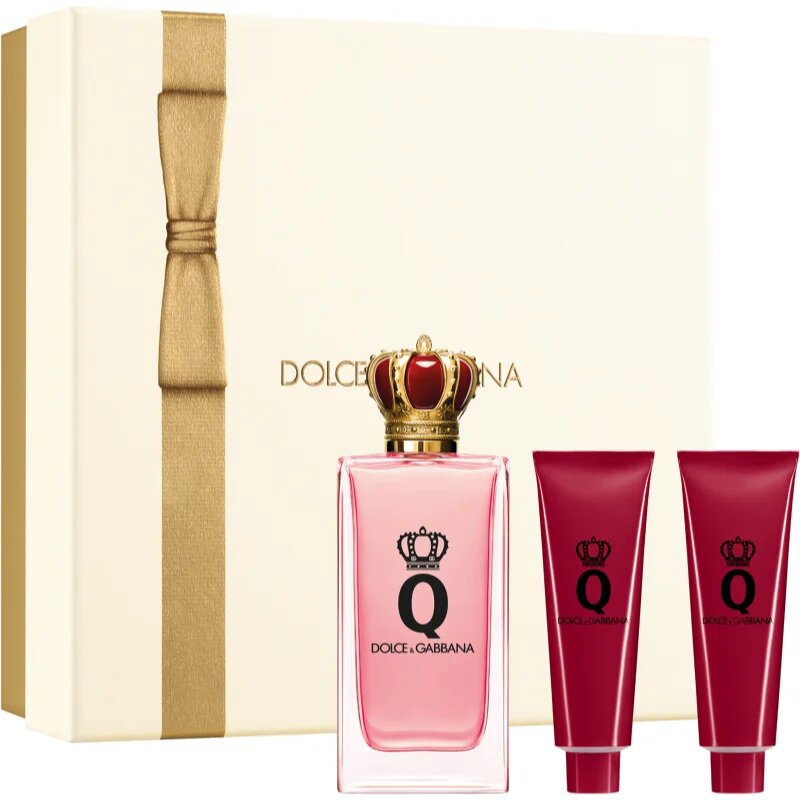 Dolce&Gabbana Q by EDP Trio Gift Set ajándékszett hölgyeknek