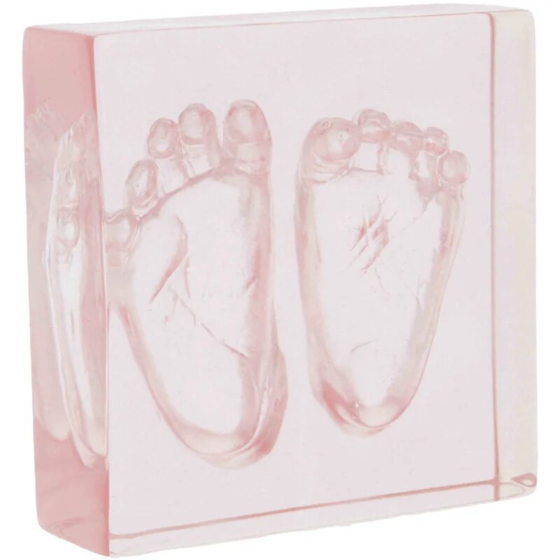 Dooky Crystal Memories DeLuxe 3D Frame Handprint & Footprint baba kéz- és láblenyomat-készítő szett 1 db