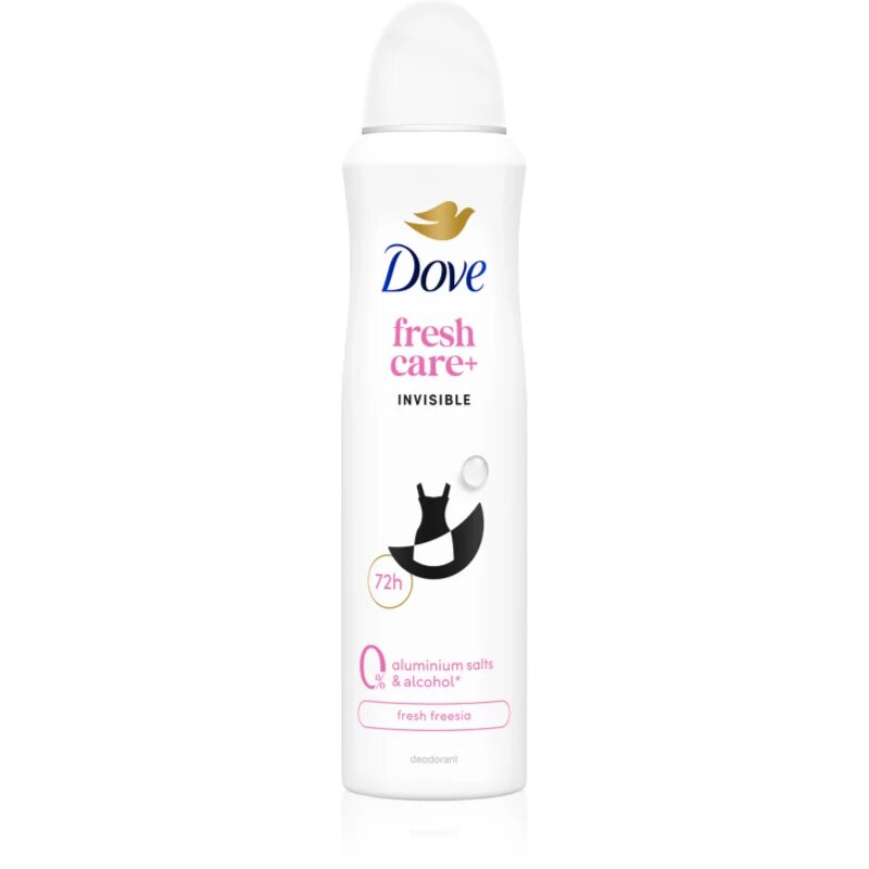 Dove 0% ALU Invisible Care izzadásgátló spray alumíniummentes 150 ml