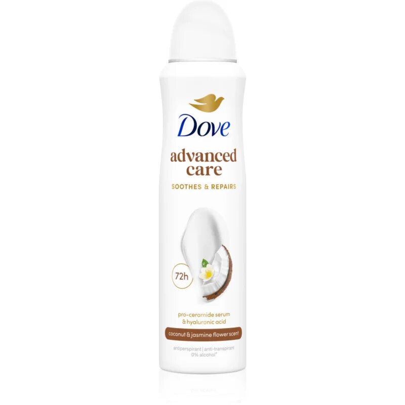 Dove Advanced Care Coconut & Jasmine Flower Scent izzadásgátló spray 150 ml