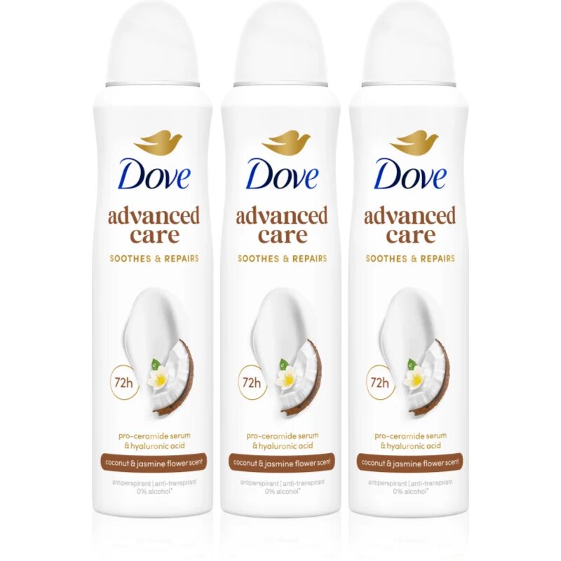 Dove Advanced Care Coconut & Jasmine Flower Scent szett
