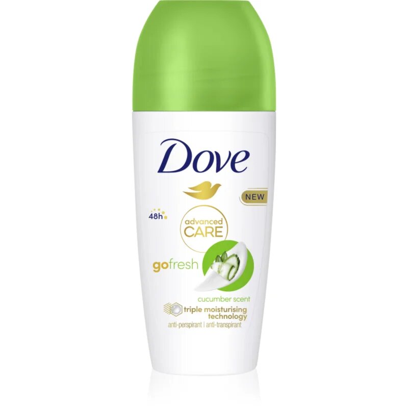 Dove Advanced Care Go Fresh Cucumber & Green Tea golyós dezodor roll-on 50 ml