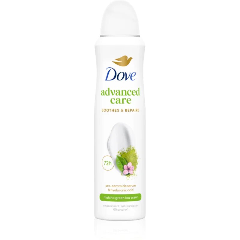 Dove Advanced Care Matcha Green Tea & Sakura Blossom izzadásgátló spray 150 ml