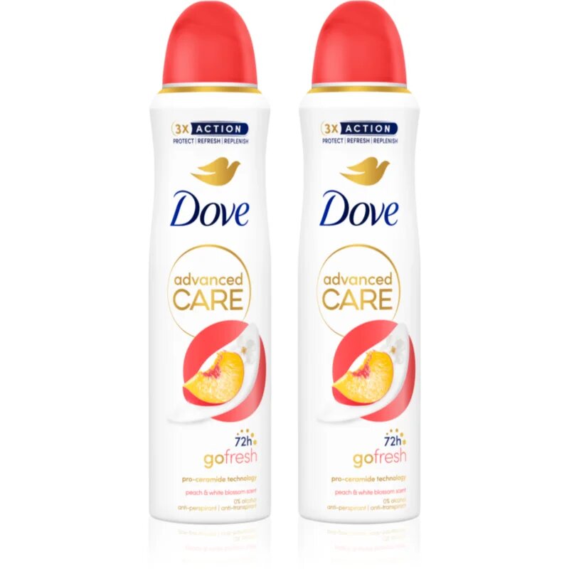 Dove Advanced Care Peach & White Blossom dezodor spray