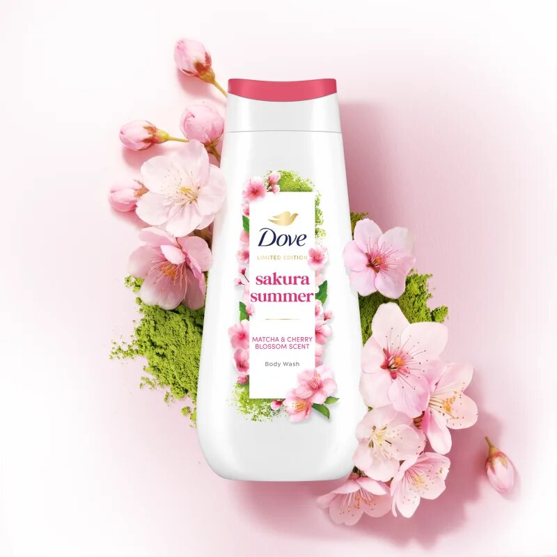 Dove Advanced Care Sakura Summer tusfürdő gél limitált kiadás 225 ml