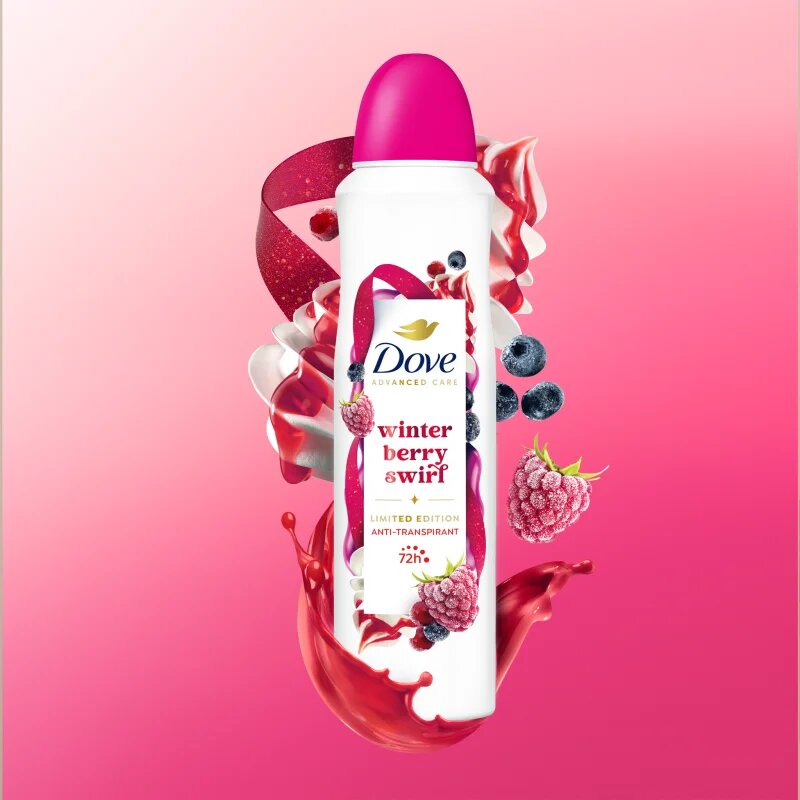 Dove Advanced Care Winter Berry izzadásgátló spray limitált kiadás 150 ml
