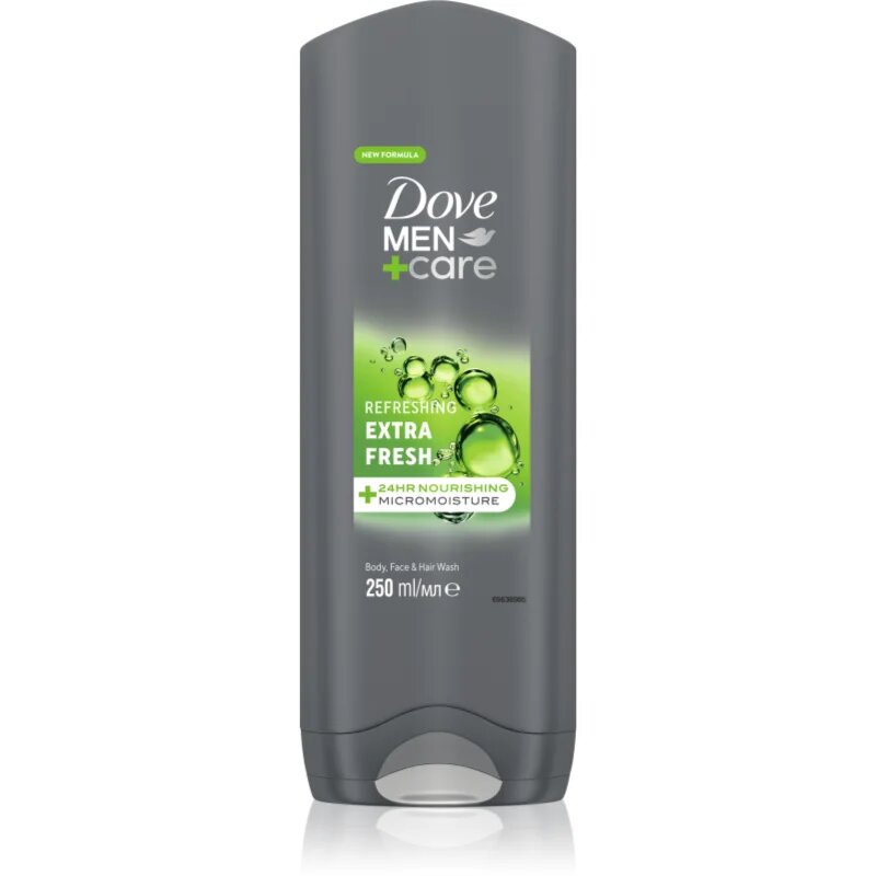 Dove Men+Care Extra Fresh tusfürdő gél testre és arcra 250 ml