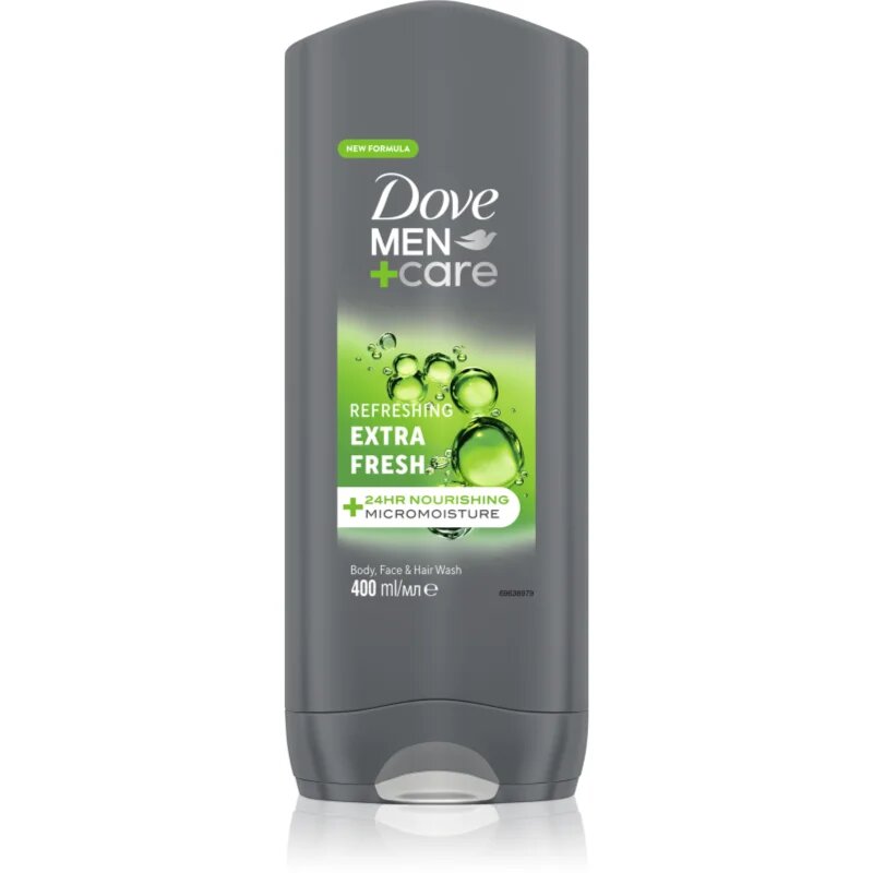 Dove Men+Care Extra Fresh tusfürdő gél testre és arcra 400 ml