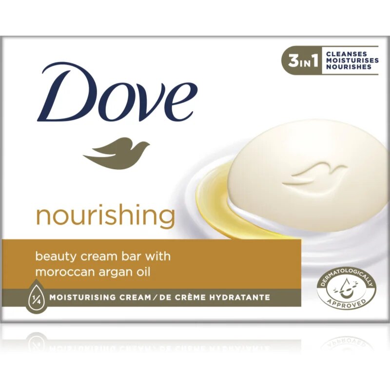 Dove Nourishing Argan krémes tisztító tabletta 90 g