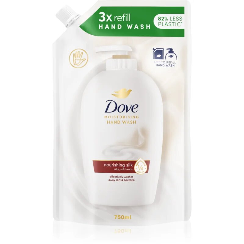 Dove Nourishing Silk folyékony szappan utántöltő 750 ml