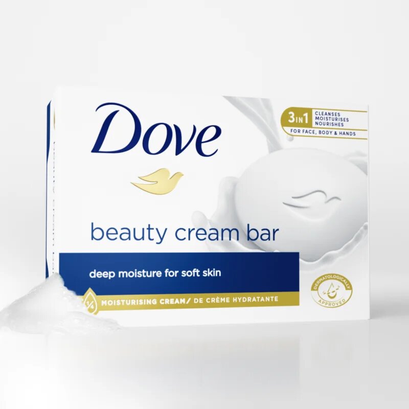 Dove Original krémes tisztító tabletta 4x90 g