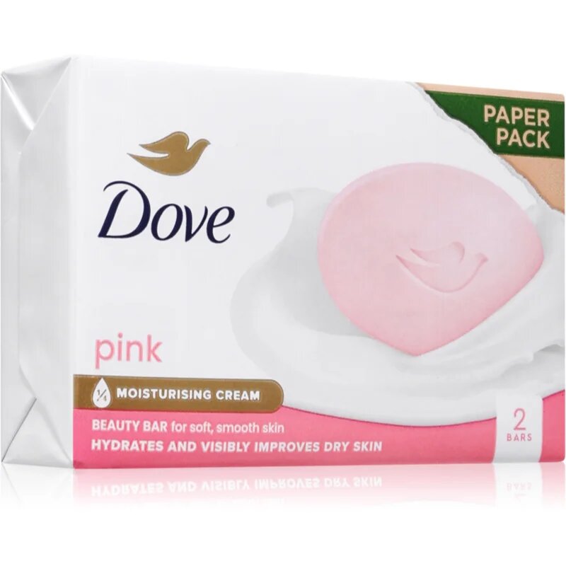 Dove Pink krémes tisztító tabletta 2x90 g