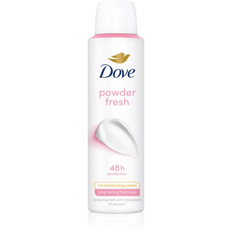 Dove Powder Fresh izzadásgátló spray 2x150 ml
