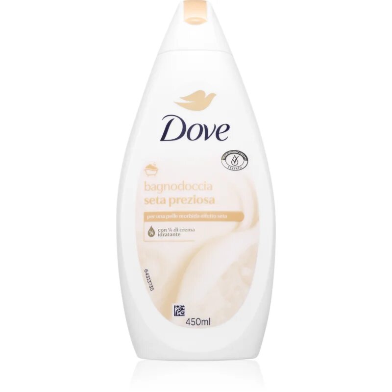 Dove Precious Silk Shower Gel tusfürdő gél a finom és sima bőrért 450 ml