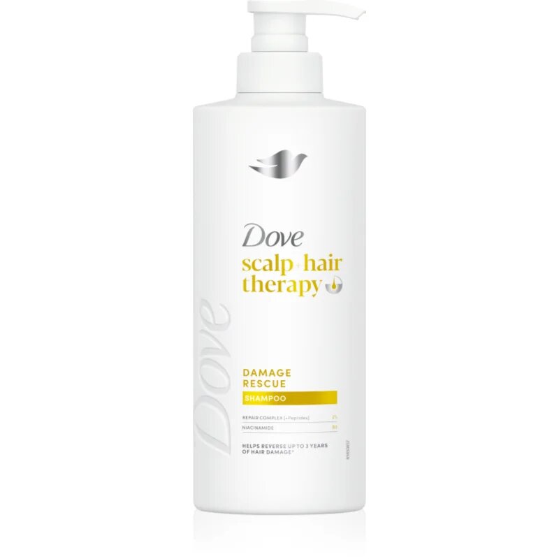 Dove Scalp + Hair Therapy Damage Rescue sampon a károsult hajra 400 ml