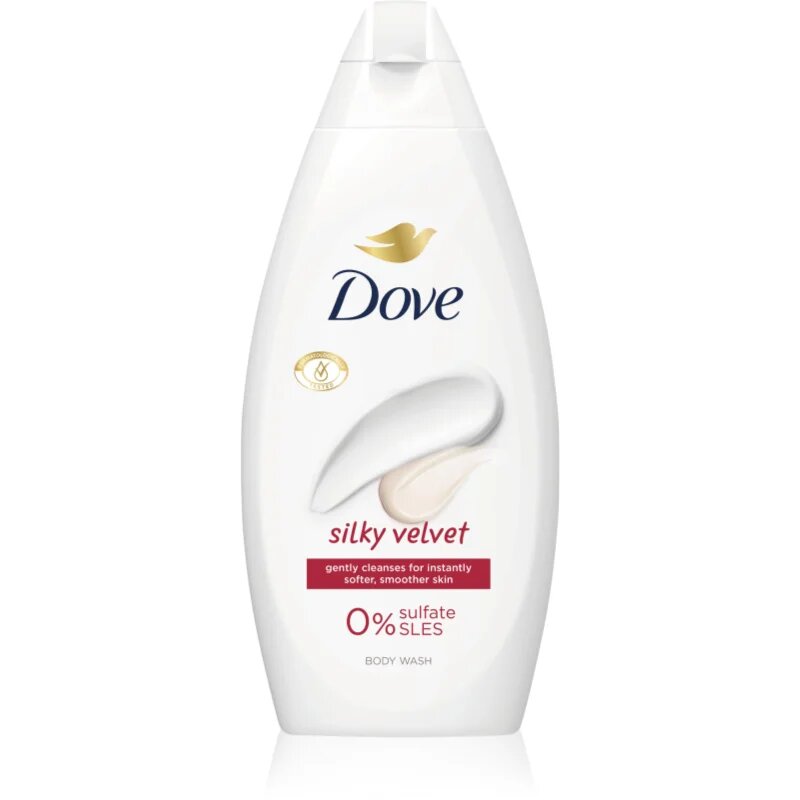Dove Silky Velvet tápláló tusoló gél 450 ml