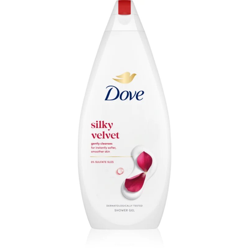 Dove Silky Velvet tápláló tusoló gél 720 ml