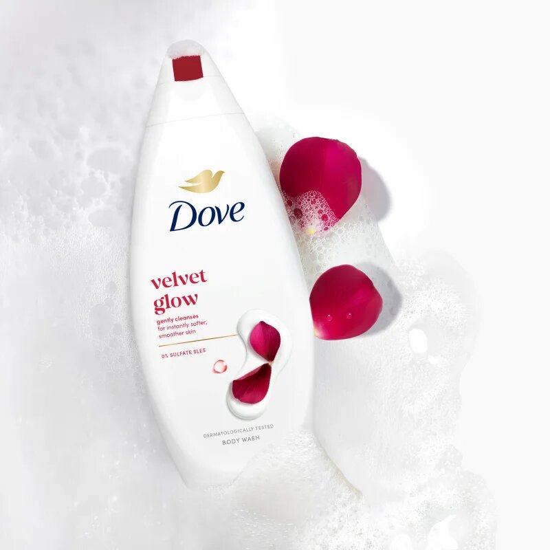 Dove Silky Velvet tápláló tusoló gél 720 ml
