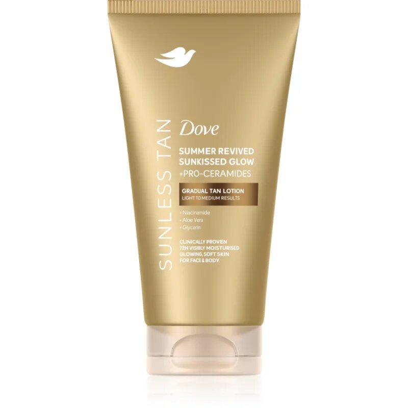 Dove Sunless Tan önbarnító tej árnyalat Fair 75 ml
