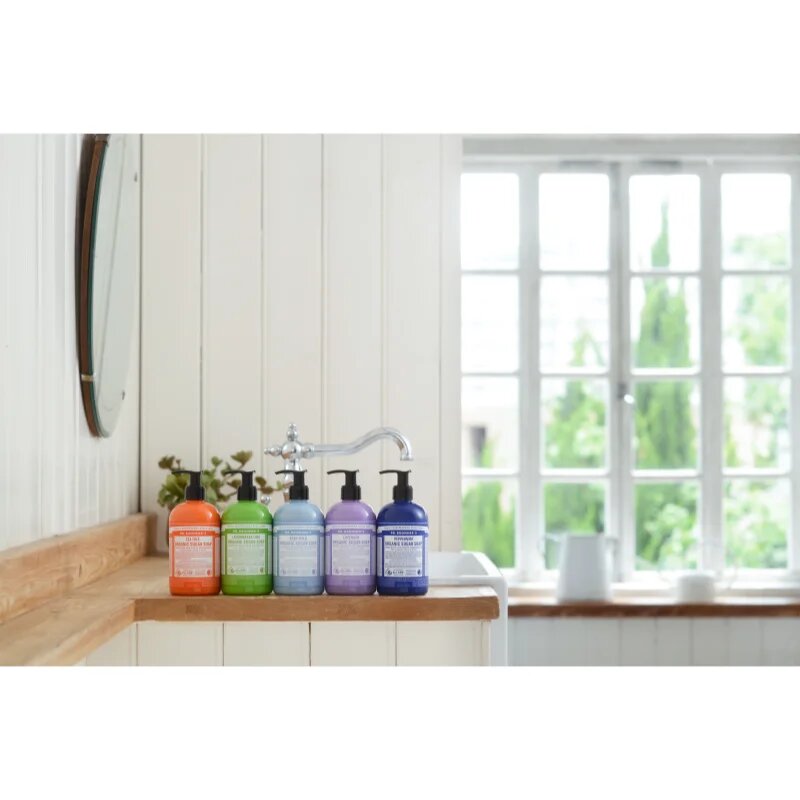 Dr. Bronner’s Peppermint folyékony szappan testre és hajra 355 ml