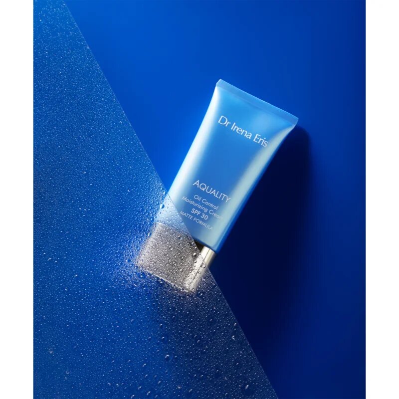 Dr Irena Eris Aquality Oil-Control Moisturizing Cream mélyen hidratáló krém a ráncok ellen SPF 30 50 ml