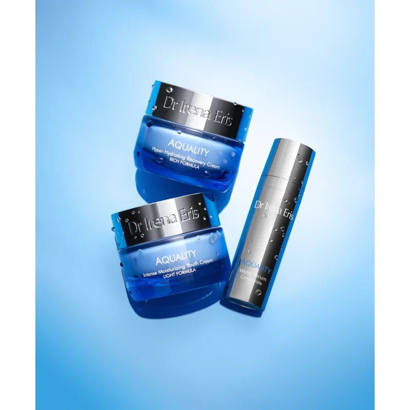 Dr Irena Eris Aquality Water Serum Concentrate intenzíven hidratáló arcszérum a bőröregedés ellen 30 ml