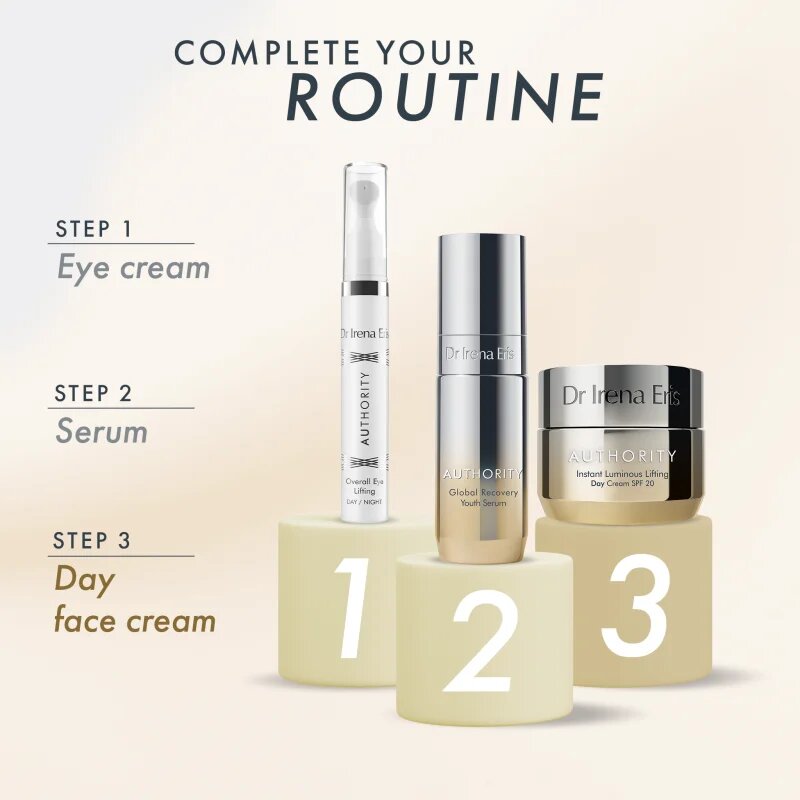 Dr Irena Eris Authority feszesítő krém a ráncok ellen SPF 20 50 ml