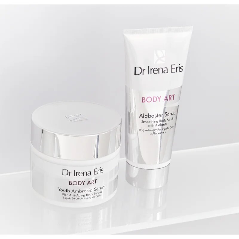 Dr Irena Eris Body Art Alabaster Scrub bőrkisimító testpeeling alabástrommal 200 ml