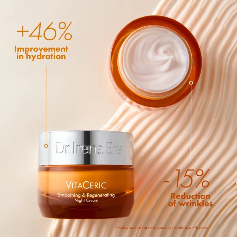 Dr Irena Eris VitaCeric regeneráló éjszakai krém kisimító hatással 50 ml