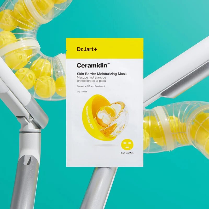 Dr. Jart+ Ceramidin™ Skin Barrier Moisturizing Face Mask hidratáló maszk ceramidokkal 22 g