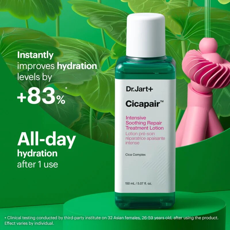 Dr. Jart+ Cicapair™ Intensive Soothing Repair Treatment Lotion bőrlágyító és nyugtató arcvíz 150 ml