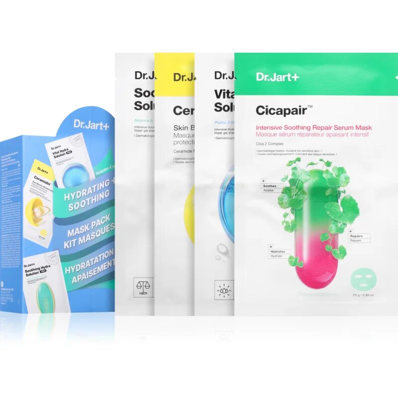 Dr. Jart+ Hydrating & Soothing Mask Kit ajándékszett