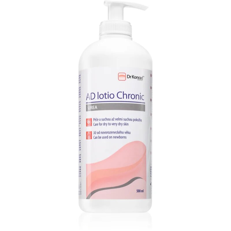 Dr Konrad AD lotio® Chronic testápoló tej Száraz nagyon száraz bőrre 500 ml