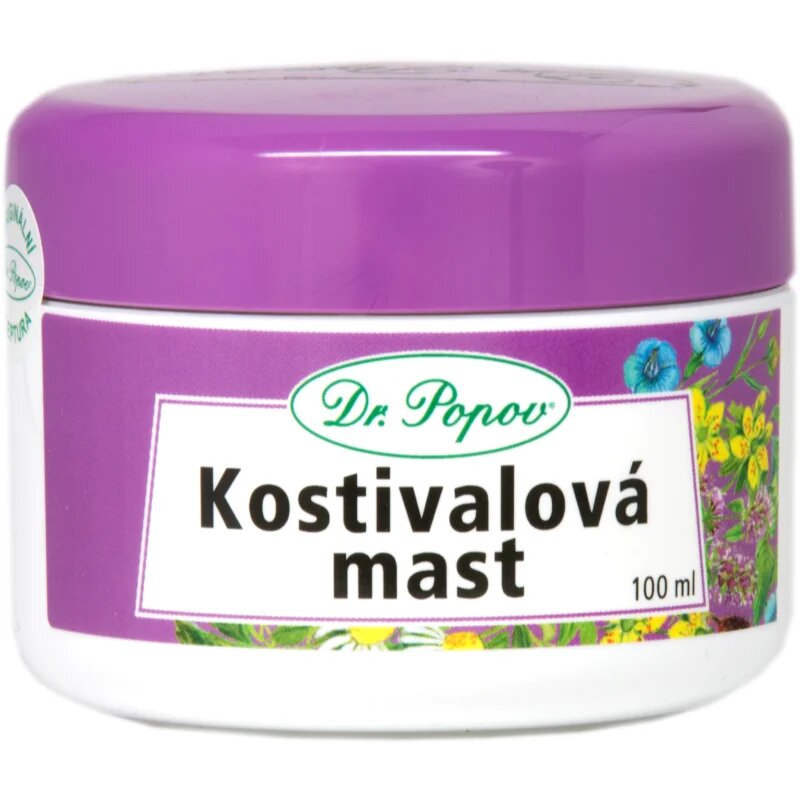 Dr. Popov Herbal ointments Comfrey masszázskrém izmok ízületek izomszalagok számára 100 ml