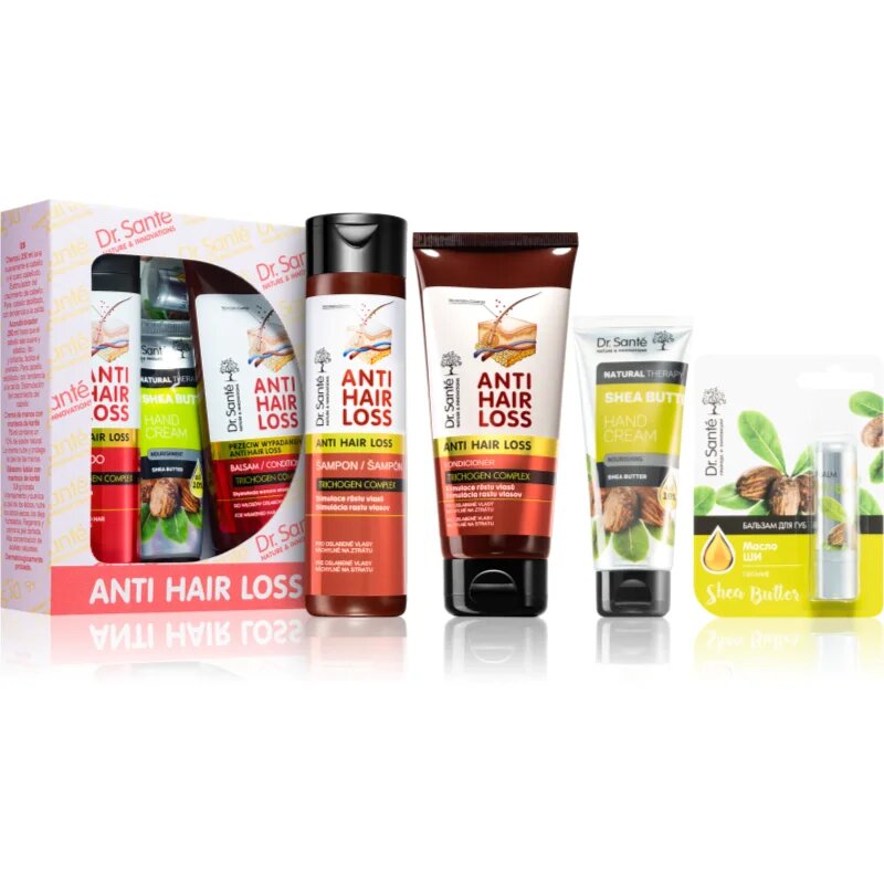 Dr. Santé Anti Hair Loss ajándékszett kihullásra hajlamos legyengült hajra