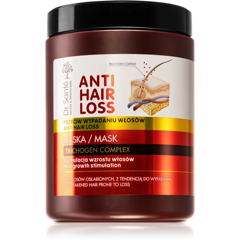 Dr. Santé Anti Hair Loss maszk a haj növekedésének elősegítésére 1000 ml