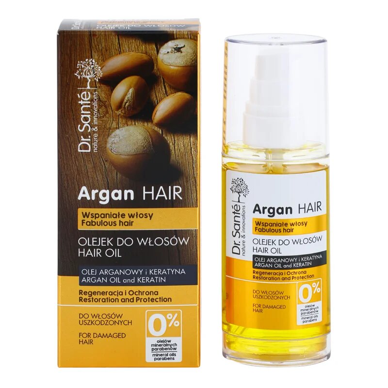 Dr. Santé Argan regeneráló szérum a károsult hajra 50 ml