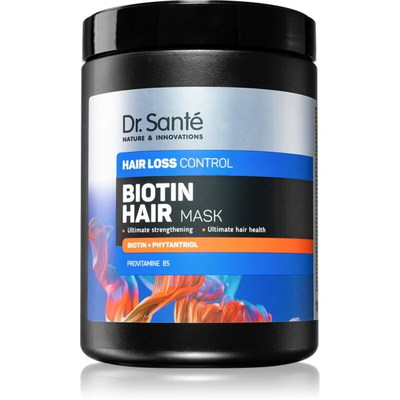 Dr. Santé Biotin Hair erősítő maszk a gyenge hullásra hajlamos hajra 1000 ml