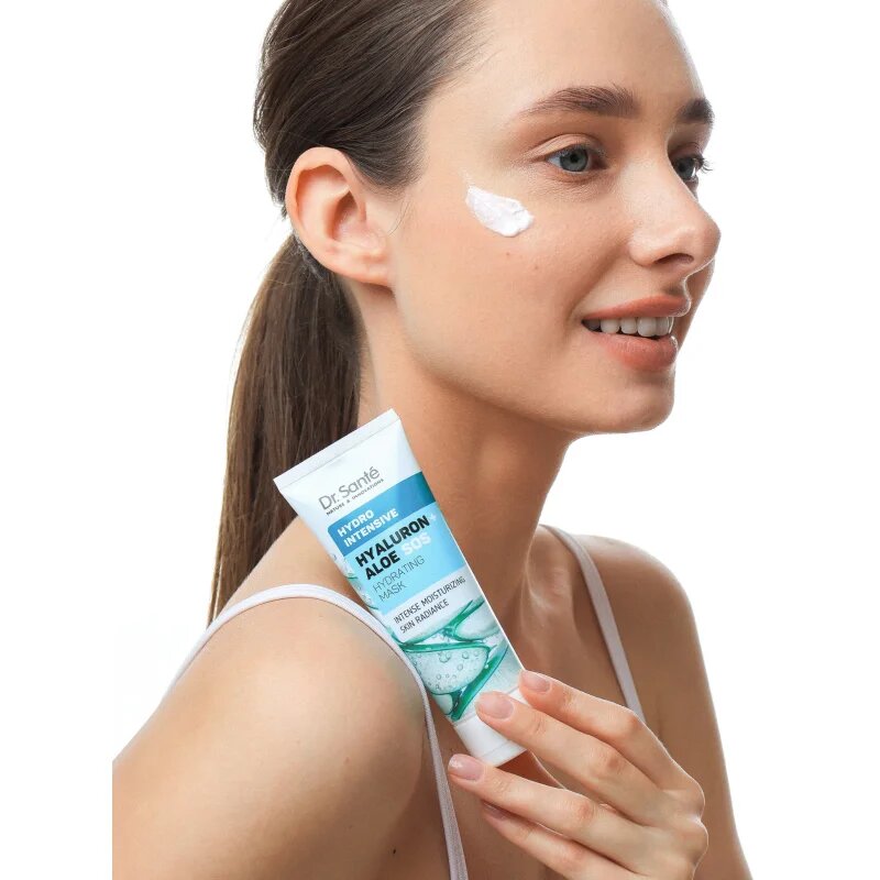 Dr. Santé Hydro Intensive Hyaluron + Aloe hidratáló maszk minden bőrtípusra 75 ml