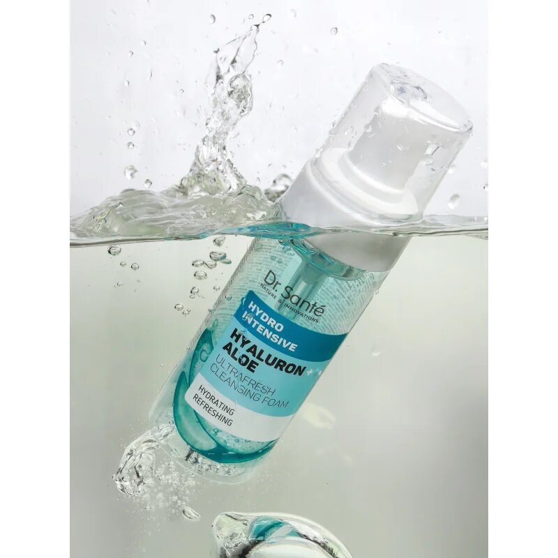 Dr. Santé Hydro Intensive Hyaluron + Aloe hidratáló tisztító hab minden bőrtípusra 150 ml